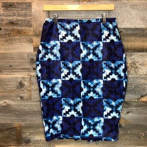African print Pencil Skirt | No Size Tag